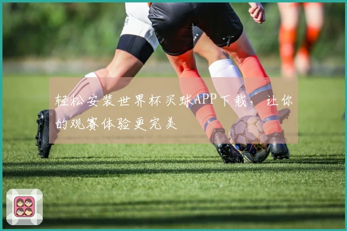 轻松安装世界杯买球APP下载，让你的观赛体验更完美