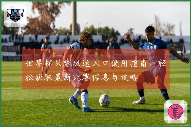 世界杯买球极速入口使用指南，轻松获取最新比赛信息与攻略