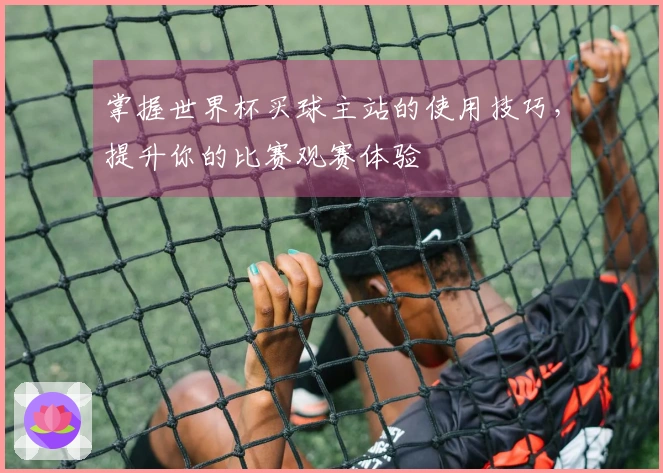 掌握世界杯买球主站的使用技巧，提升你的比赛观赛体验